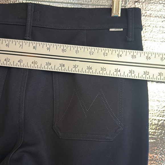 Mother Pants Womens Navy Blue French Kissing Pleated Trainer Jogger Zip. 28 - Picture 6 of 9
